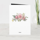 Matthew 28:20 I Am With You Always Pink Flowers Card | Zazzle