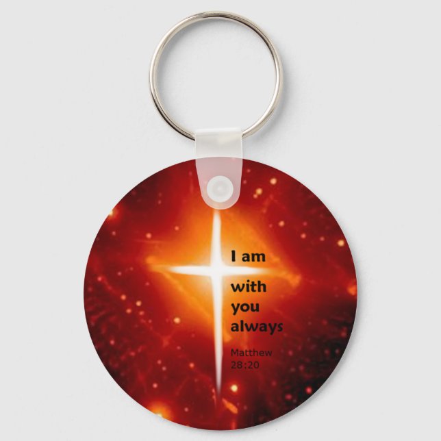 Matthew 28:20 keychain (Front)