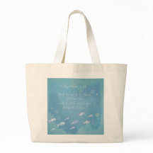 Matthew 4:19 Christian Bible Verse Fish in Sea