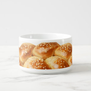 Matthew 4:4 Challah Board, Messianic Jewish Gift Bowl