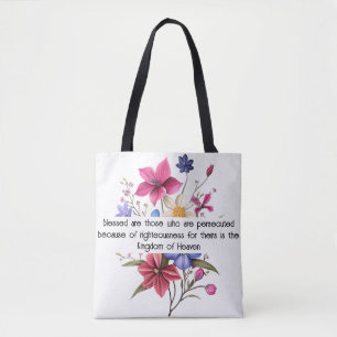 Matthew 5:10 Tote Bag