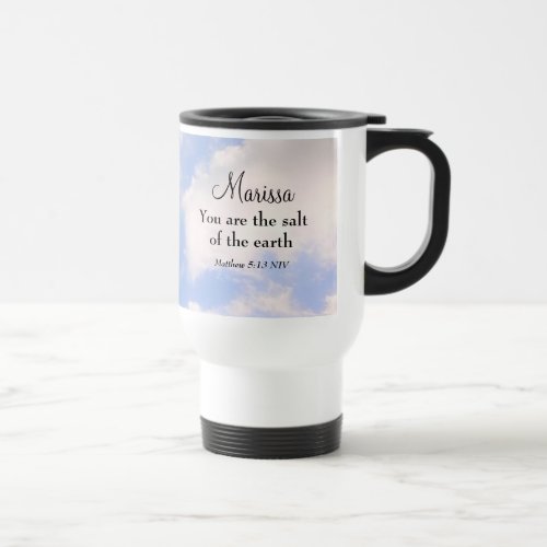 Matthew 513_14 You are the Light and Salt Sky Travel Mug