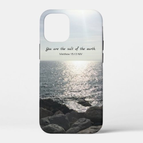 Matthew 513 You are the Salt of the Earth Ocean iPhone 12 Mini Case