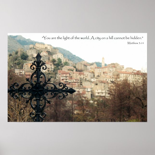 Matthew 5:14 poster (Front)