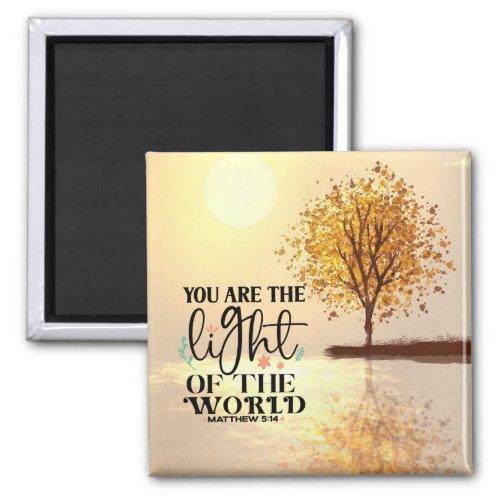 Matthew 514 You are the Light of the World Bible Magnet