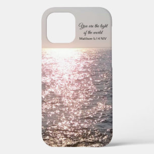 Matthew 5:14 You are the light of the World Ocean iPhone 12 Case