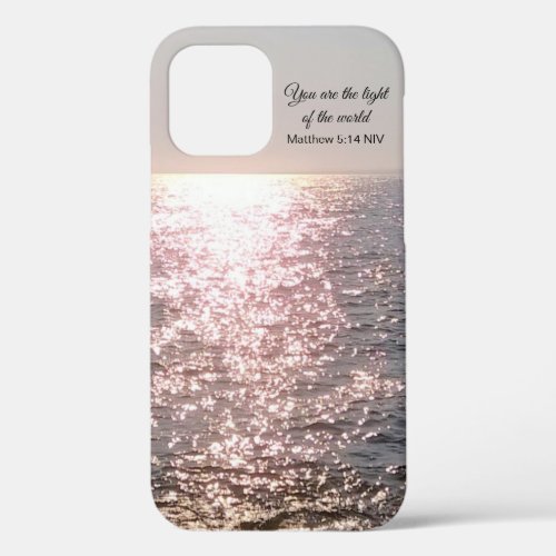 Matthew 514 You are the light of the World Ocean iPhone 12 Case