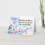 Matthew 5:4 Blessed are those who Mourn Sympathy  Card