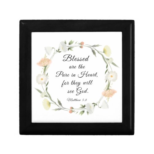 Matthew 58 Blessed are the Pure in Heart Bible Gift Box