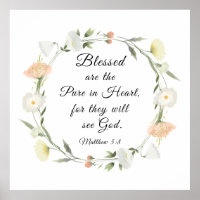 Matthew 5:8 Blessed are the Pure in Heart Bible