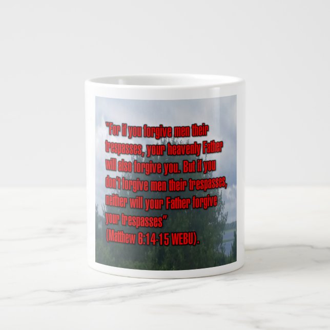 Matthew 6:14-15 WEBU Mug (Front)