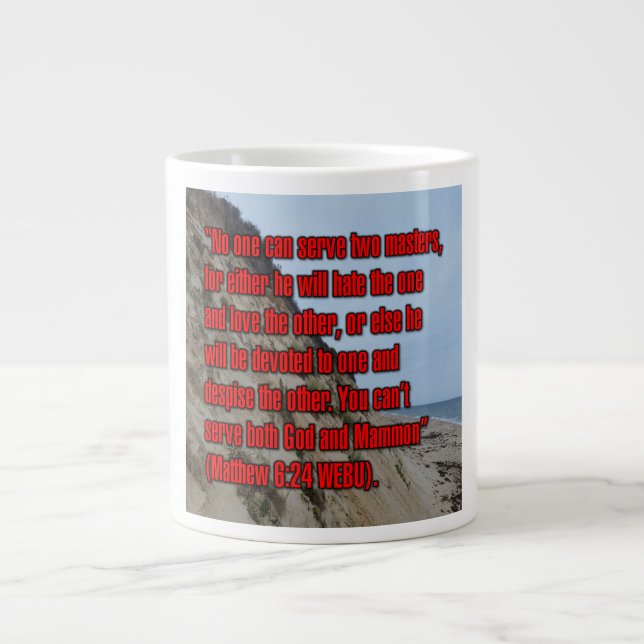 Matthew 6:24 WEBU Mug (Front)