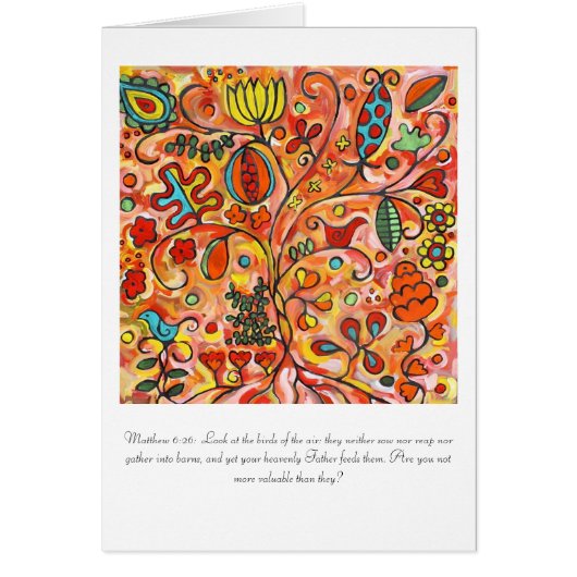 matthew 6:26 cards (Front)