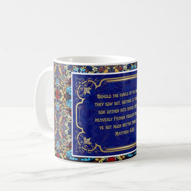 Matthew 6:26 - coffee mug (Front Left)