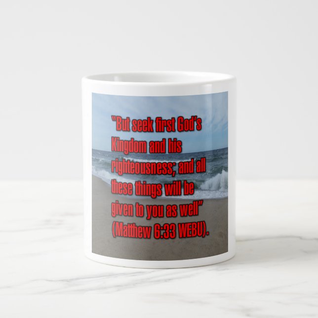 Matthew 6:33 WEBU Mug (Front)
