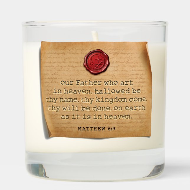 MATTHEW 6:9- Candle (Right)