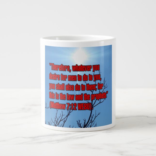 Matthew 7:12 WEBU Mug (Front)