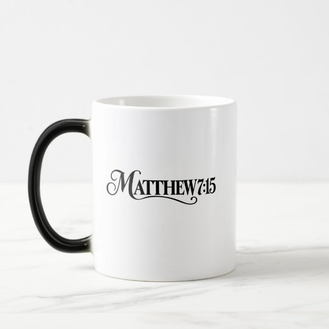Matthew 7:15 color morph mug  (Left)