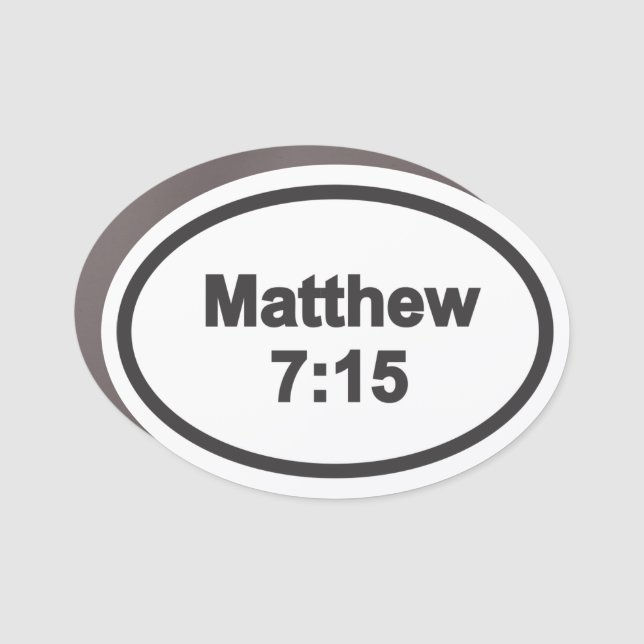 Matthew 7:15 Magnet (Front)