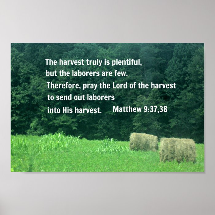 Matthew 937,38 poster