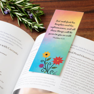 Matthew Bible Verses Set Bookmarks