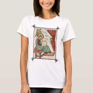 Matthew From Lindisfarne Medieval Manuscript T-Shirt