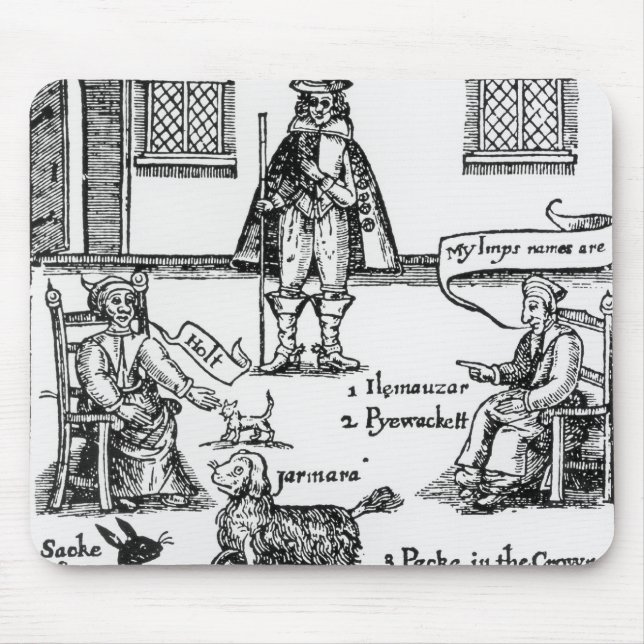 Matthew Hopkins, the Witchfinder General Mouse Pad (Front)