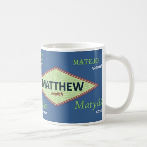 Matthew International Name Mug