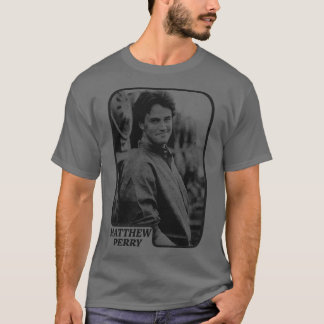 Matthew Perry Retro Aesthetic Fan Art Design T-Shirt