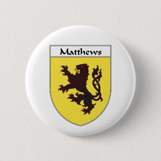 Matthews Coat of Arms/Family Crest Button