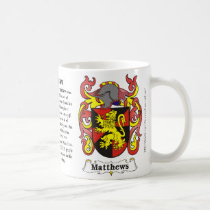 Matthews Family Coat of Arms mug