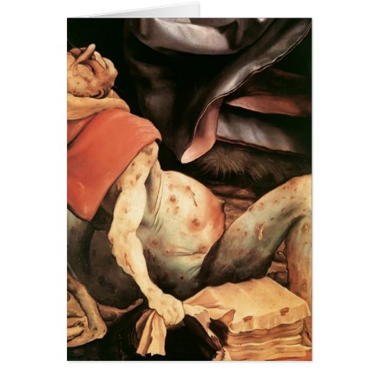 Matthias Grünewald- Suffering Man Cards (Front)