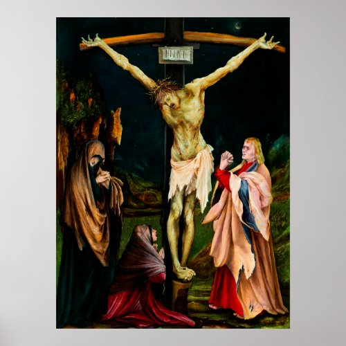 Matthias Grunewald The Small Crucifixion Poster