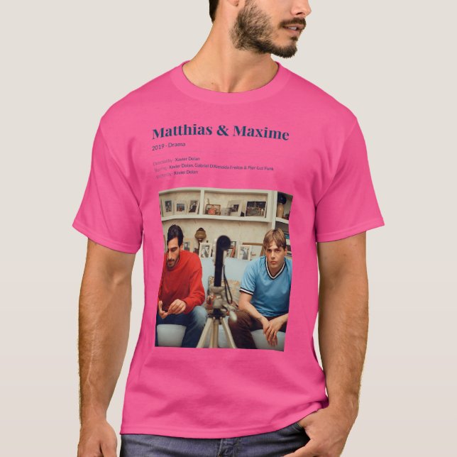 Matthias  Maxime (2019) Xavier Dolan Movie T-Shirt (Front)