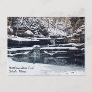 Matthiessen Illinois State Park Postcard