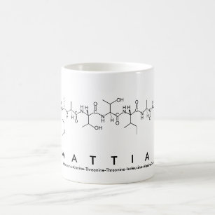 Mattias peptide name mug