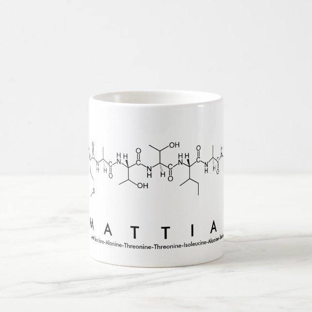 Mattias peptide name mug (Center)