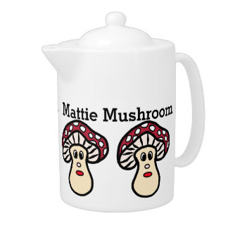 "Mattie Mushroom" Teapot