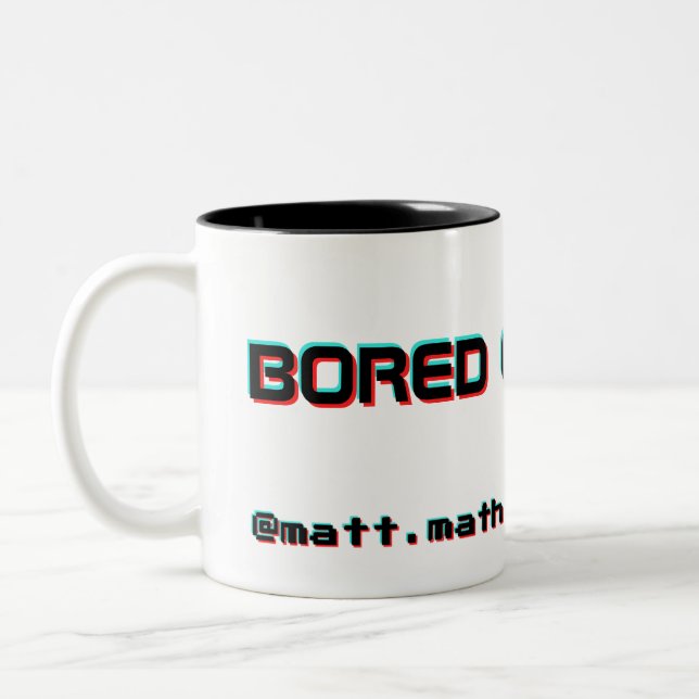 Mattmath Bored Engineer TikTok Mug (Left)