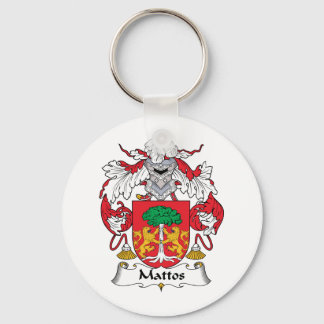 Mattos Family Crest Keychain