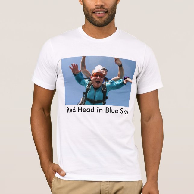 matty, Red Head in Blue Sky T-Shirt (Front)
