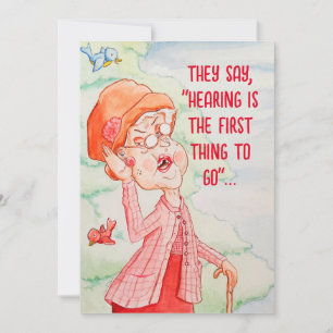 MATURE AGE BIRTHDAY GREETING CARD