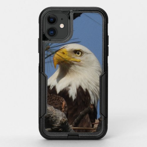 Mature Bald Eagle Close Up Head  OtterBox Commuter iPhone 11 Case