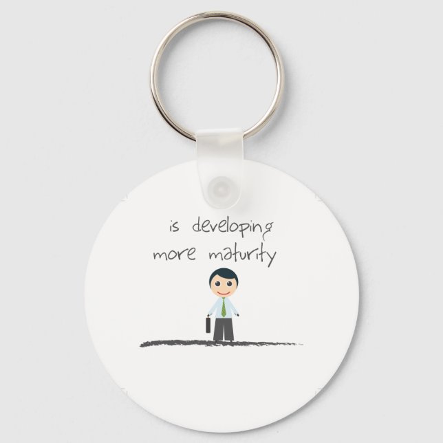 Mature Boy Keychain (Front)