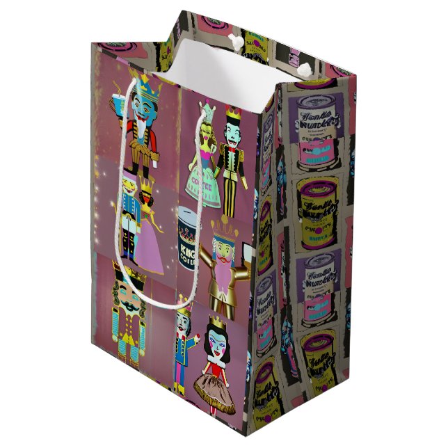 Mature Nutcracker Gift Bag (Front Angled)