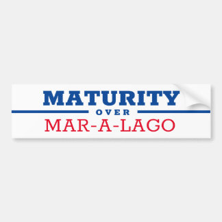 Maturity Over Mar-a-Lago Bumper Sticker