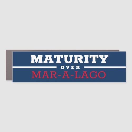 Maturity Over Mar_a_Lago Car Magnet