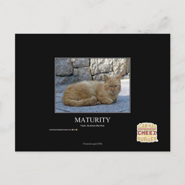 Maturity Postcard (Front)