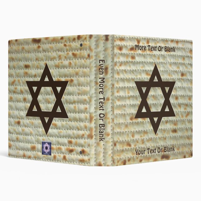 Matzah 3 Ring Binder (Background)