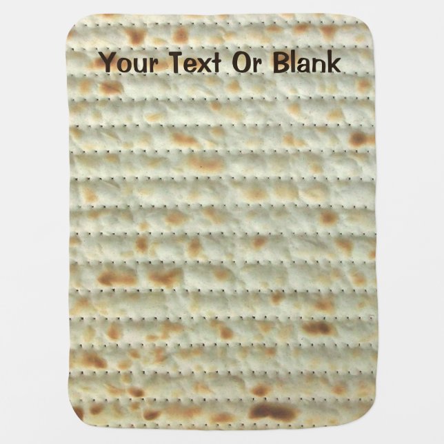 Matzah Baby Blanket (Front)
